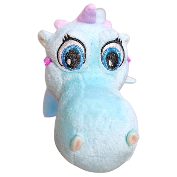 Disney Princess Sofia the First Crackle Dragon Plush 13" Blue Purple Sparkles - Picture 3 of 16